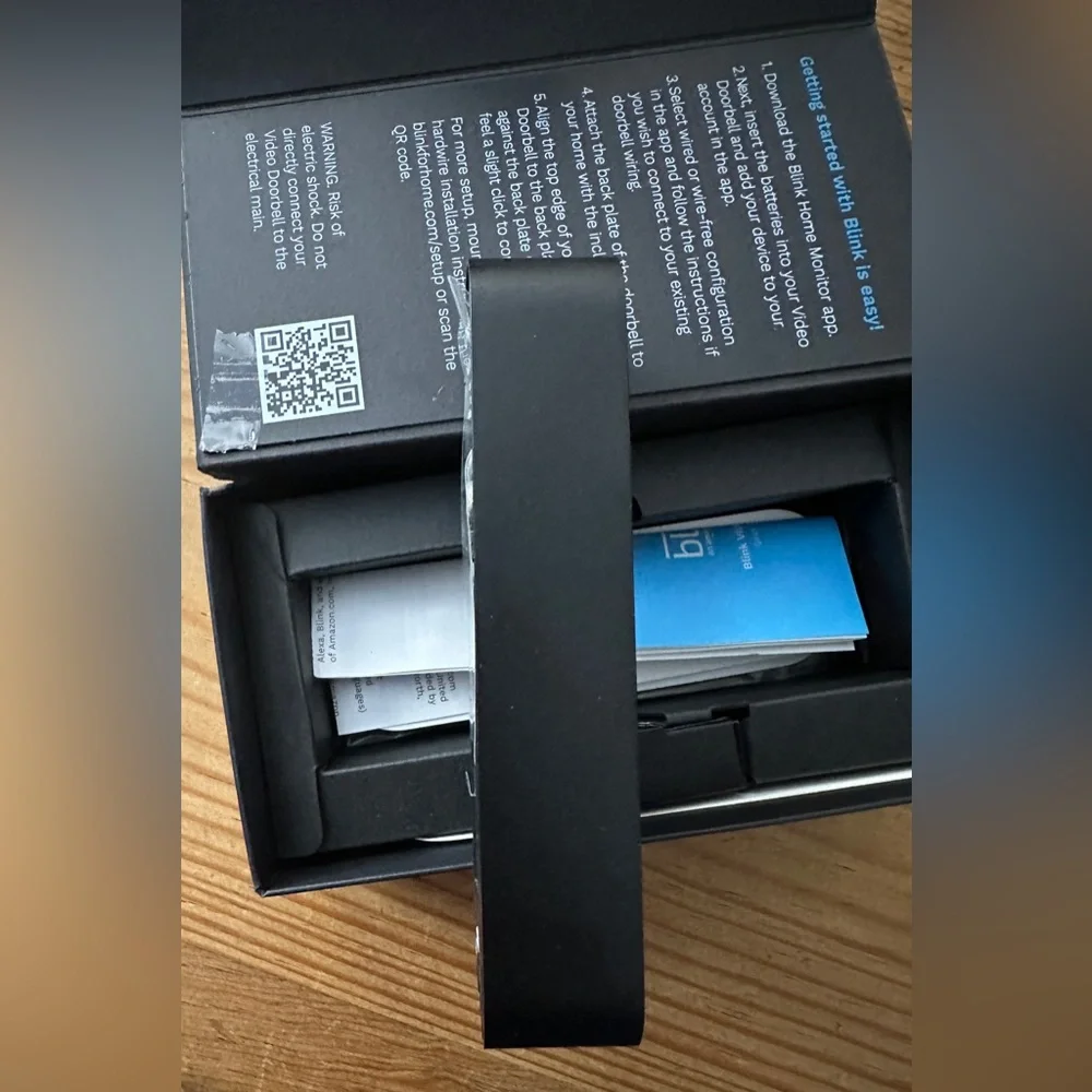 Blink Black Video Doorbell